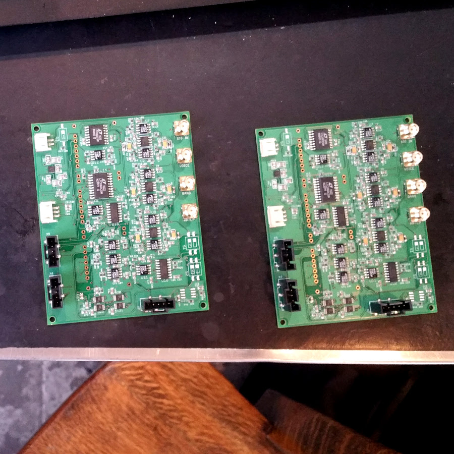 João's custom circuit boards